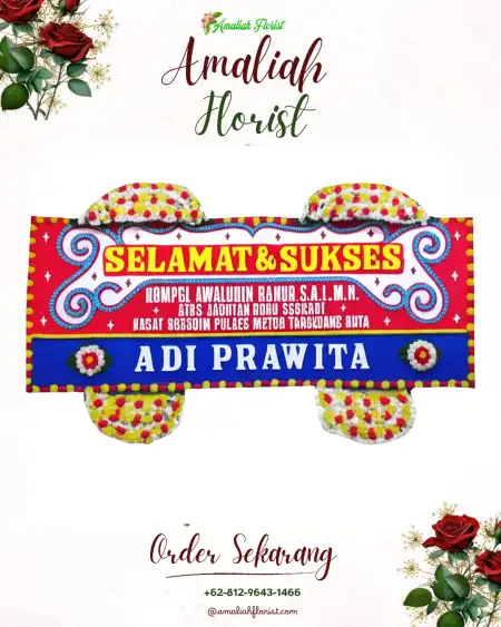 Papan Bunga Ucapan Selamat Adisana